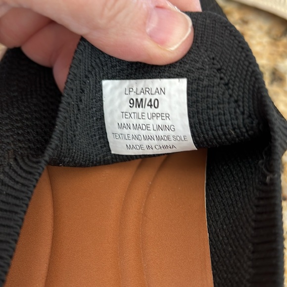 🔥NWOB. Lucky Brand Larlan Comfort Mule Womens Size 9M Fossilized Knit Black - Picture 6 of 6